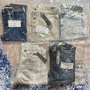 Lot of 5 Assorted Women’s tractr Bottoms | 3 Pants 2 Shorts